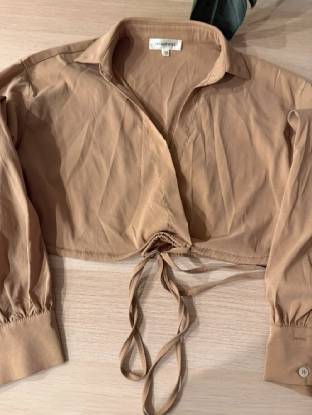 Crop Tie Wrap Top